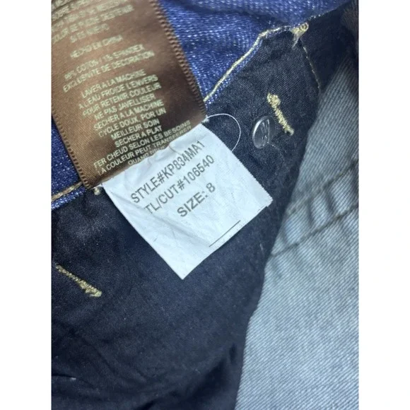 KUT From The Kloth Diana Skinny Jeans Women's Size 8 Blue Dark Wash Denim Pants - Picture 2 of 8